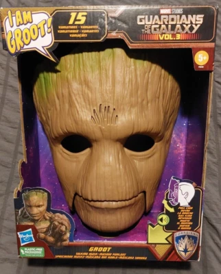 Новый Marvel Guardians of The Galaxy Vol. 3 Talking Groot маска я Groot - полка - Изображение 1 из 4