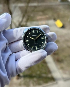 Raketa Watch Mechanical cal2609HA Military BLACK SIGHT Soviet Vintage"Servised" - Picture 1 of 16