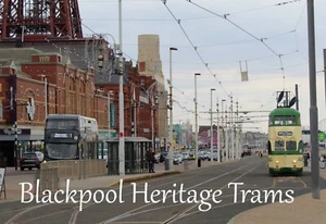 Blackpool Heritage Straßenbahnen #1, Metall Wandschild, vier Größen vorhanden - Bild 1 von 1