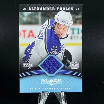 ALEXANDER FROLOV 2006-07 UD Black Diamond JERSEY Game Used KINGS LOOK! - Image 1 of 2