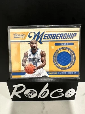 JAMEER NELSON 2010-11 Panini Classics Membership #20 Jersey #'d /499 Game worn - Image 1 of 3