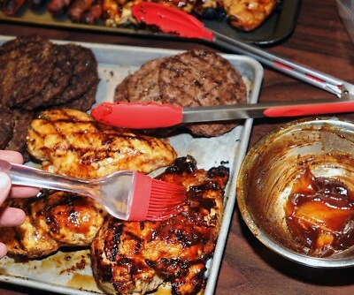 Silicone Pastry Brush Baking BBQ Basting Oil Pastry Cooking Bakeware Utensil UK - Image 1 of 4