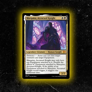 Marquise, Accursed Knight - Magic: The Gathering Commander - Original - Bild 1 von 5
