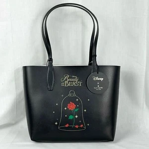 Kate Spade Beauty & The Beast Tote Small Reversible Tote Bag Purse Handbag New - Picture 1 of 9