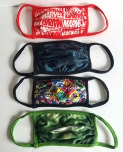 NUOVO DISNEY STORE Disney Marvel Nuovo Panno Maschere Viso Set di 4 Taglia S - IN MANO - Foto 1 di 12