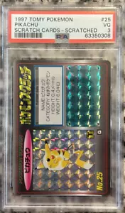 Pikachu TOMY Scratch Holo, PSA 3 Slab, 1997 - Picture 1 of 1