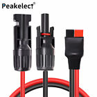 Peakelect 10AWG Solar Panel Extension Cable with 45A to Solar Connector 3.3ft/1m