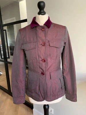 Chaqueta ETRO, forrada de cachemir, detalles de terciopelo, talla 38 italiana/talla 0-2 EE. UU. Foto 1 de 4