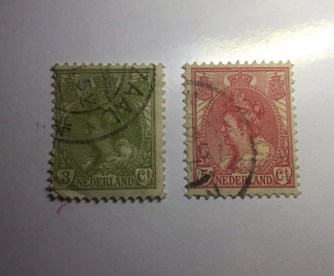Nederland Queen Wilhelmina Stamps Rare Cover