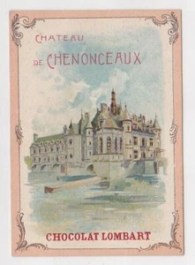 Chromo CHOCOLAT LOMBART CHATEAU DE CHENONCEAUX - Picture 1 of 2