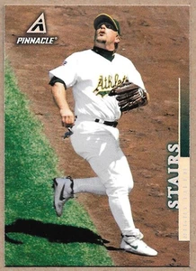 1998 Pinnacle #107 Matt Stairs Oakland Athletics - Picture 1 of 2