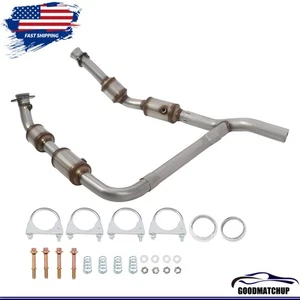 Both Exhaust Catalytic Converter for 2000-2004 Ford F150&Expedition 4.6L V8 RWD - Picture 1 of 10