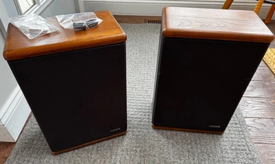 Vintage Baby Advent II Woofers Speakers Pair Audiophile Refoamed and Sound Great - Image 1 of 4