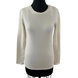 MAJESTIC FILATURES Cotton Cashmere Sweater Crewneck Langarm Pulli 1 S - Bild 1 von 8