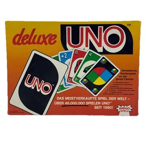 Uno Deluxe Amigo 1986 Vintage Kartenspiel Gesellschaftsspiel - guter Zustand✅ - Bild 1 von 4