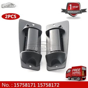 Rear Outside Door Handle Pair for Chevy Silverado GMC Sierra Extended Cab 99-07 - Picture 1 of 10