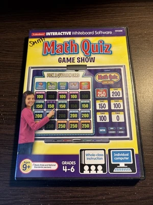 Math Quiz: Game Show (2005) CD-ROM - Interactive Whiteboard Software - Lakeshore - Image 1 of 3