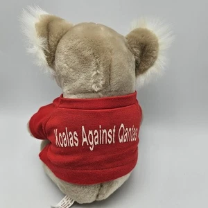 Koalas contra Qantas Peluche 8" 1985 Camisa Roja Koala Airline Australia Relleno - Imagen 1 de 8