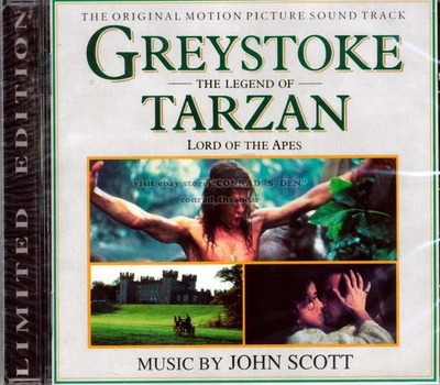 John Scott "GREYSTOKE: THE LEGEND OF TARZAN" score LaLaLand 3000 Ltd CD SEALED - Image 1 of 2