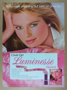 1983 Cover Girl Luminesse Lipstick vintage print Ad - Picture 1 of 1