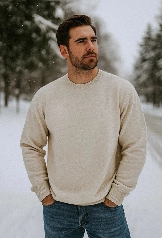 ARMANI Collezioni Mens  Luxury pure cashmere sweater SzL price firm - Image 1 of 4