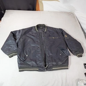 Chaqueta Bomber Rocawear Para Hombres 2XL Negra Hip Hop Ropa de Calle Grunge Gótico Motociclista Patín - Imagen 1 de 9
