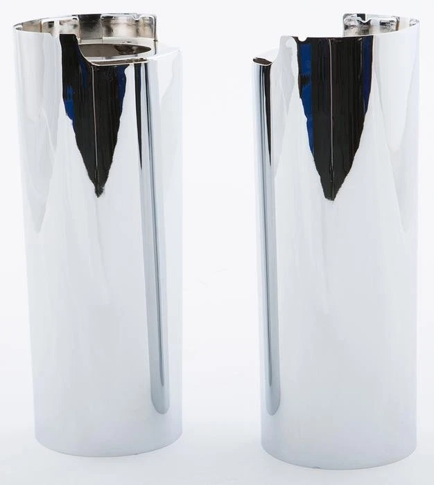 HardDrive Fork Slider Covers +2" Chrome #302605 Harley Davidson - Image 1 of 1