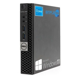 Dell 3040 Micro Mini PC Core i5 Win 11 Pro 4 GB RAM 480 GB SSD Desktop-Computer - Bild 1 von 4