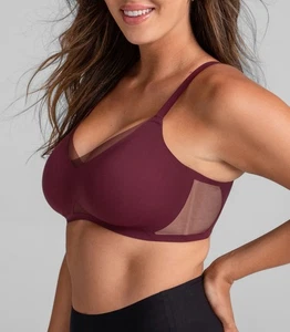 Honey Love Lift Wear Crossover Bra Color Fig Size 1X - Picture 1 of 3