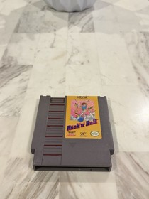 Rock &lsquo;n&rsquo; Ball NES Nintendo 1990 Puzzle Action Game Authentic Tested Cart Only