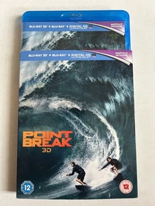 Point Break 3D Blu-ray 2016 With Slipcover Deleted OOP - Imagen 1 de 2