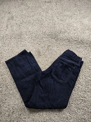 Uniqlo JW Anderson Straight Jeans Size 27 Mens Denim Blue Dark Wash 30X28  - Image 1 of 4