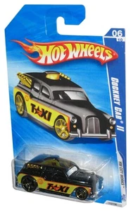 Hot Wheels HW City Works 6/10 '09 Black & Yellow Cockney Cab II Toy Car 112/190 - Picture 1 of 1