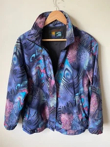 Ladies Vintage Forrester's Jacket Medium Windbreaker Gore-tex Abstract - Picture 1 of 3