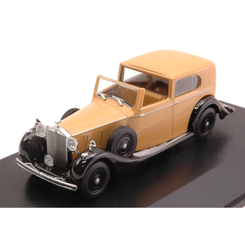 ROLLS ROYCE PHANTOM III 1937 SDV H.J.MULLINER LIGHT BROWN/BLACK 1:43 Oxford Auto - Immagine 1 di 1