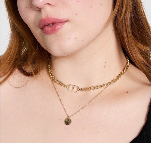 UNDERCOVER Victoria's Secret Set Collana Strati Oro Edizione Limitata 2 Pezzi