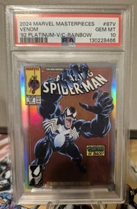 Marvel Masterpieces 92 Platinum - Venom - Cover Variant Rainbow - PSA 10 - Bild 1 von 3