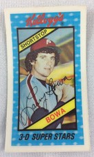 MLB 1980 Kellogg's 3-D Baseball Card #39-Larry Bowa, Philadelphia Phillies