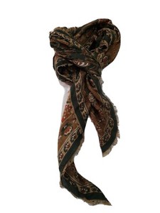 gran foulard paul alexandre scaf multicolore floreale fiori scialle coprispalla 