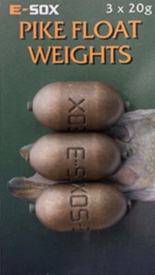 DRENNAN E SOX PIKE FLOAT WEIGHTS - FISHING TACKLE
