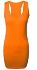 Ladies Womens Long Racer Back Bodycon Muscle Vest Top Gym Top All Plus Sizes