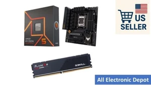 Neu AMD Ryzen 5 7600X ASUS B650M-PLUS TUF Gaming G.Skill 16GB DDR5 6000 versiegelt - Bild 1 von 1