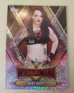 TOPPS WWE CARD RUBY RIOTT FOIL FROM 2019 RTWM SET CARD # WM-49 - Photo 1 sur 2