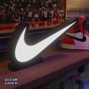 Nike Swoosh Led Lightbox Rgb Light Sign - Picture 1 of 5