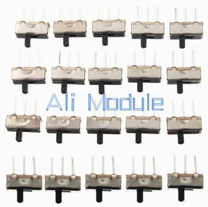 20 PIEZAS 3 pines SS12D00G3 2 posiciones SPDT 1P2T PCB panel mini interruptor deslizante vertical - Imagen 1 de 4