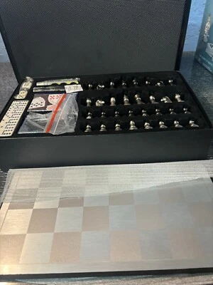 Assorted board games, chess backgammon, Dice, cards, ETC - Image 1 of 4