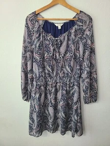 Krazy Kat Dress Paisley Print Multicolor  Size S - Picture 1 of 6