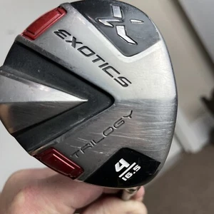 Tour Edge Exotics Trilogy 4 Hybrid 16.5* Tour Ad50 L Flex 55G Low Kick - Picture 1 of 7