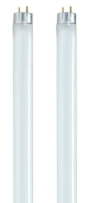 2 NEW Satco (F17T8) T8 Medium 2-Pin 17W 24" Long Fluorescent Tube Lamp (S8405)  - Image 1 of 2