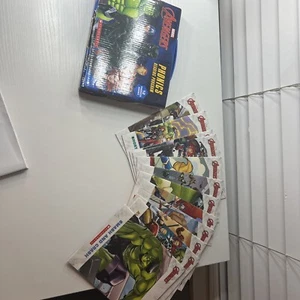 Marvel Avengers 12 Phonics Book+Captain Carter New Fantastic Four,Gambit Posters - Picture 1 of 11
